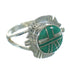 Southwest Silver Turquoise Ring Size 5-1/4 WX80244